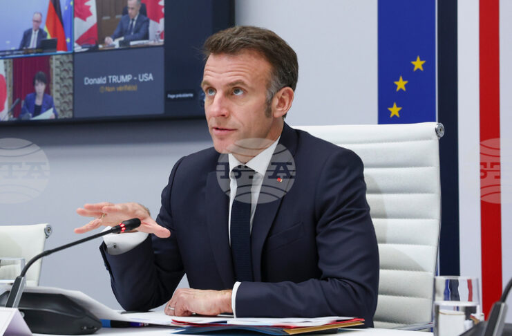 Лидерите от Г-7 са решили с консенсус да не отменят санкциите срещу Русия, заяви Макрон