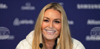 Линдзи Вон се завърна в залата за тренировки след тежкото падане на Олимпийските игри в Милано-Кортина