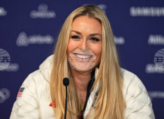 Линдзи Вон се завърна в залата за тренировки след тежкото падане на Олимпийските игри в Милано-Кортина