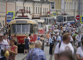 Най-малко 22 са пострадалите при сблъсък между два московски трамвая