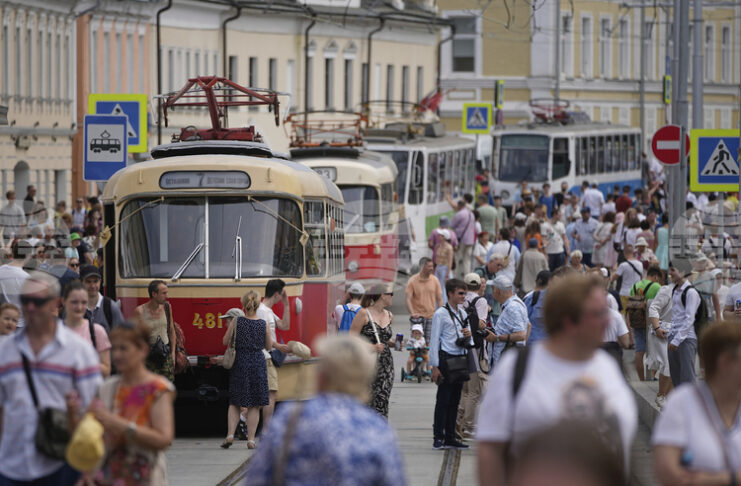 Най-малко 22 са пострадалите при сблъсък между два московски трамвая