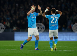 Наполи направи пълен обрат и победи Лече в Серия "А"