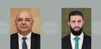 ННА: Ливанският президент обсъди регионалната ситуация със сирийския си колега