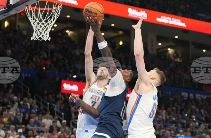 Оклахома Сити постигна домакински успех срещу Минесота в НБА
