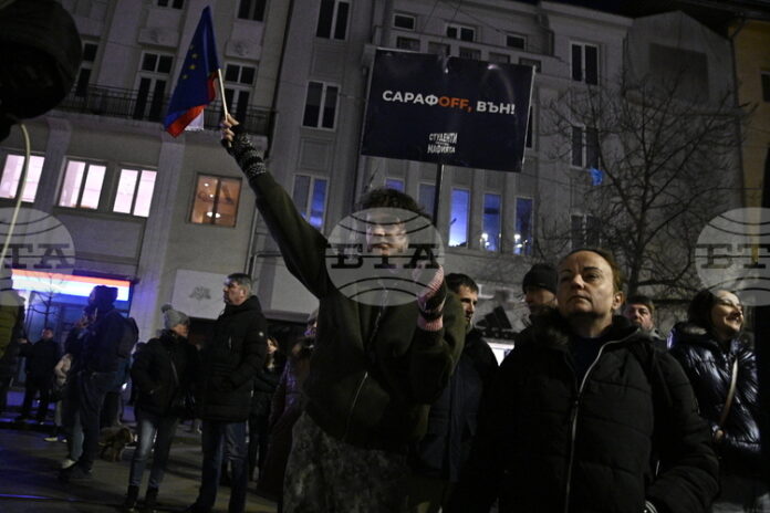 Приключи протестът в центъра на София с искане за оставката на и.ф. главен прокурор Борислав Сарафов
