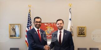 УАМ: Министърът на промишлеността на ОАЕ и директор на Националната петролна компания на Абу Даби се срещна с вицепрезидента на САЩ