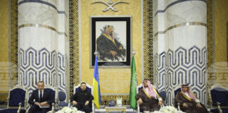 Украинският президент пристигна на официално посещение в Саудитска Арабия