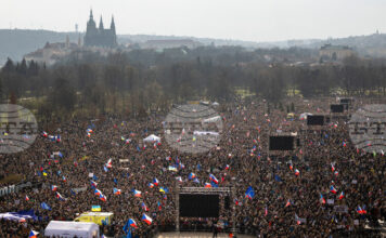 В Чехия се състояха най-големите протести срещу правителството от 2019 г. насам