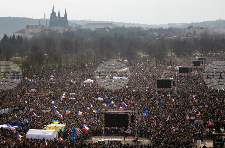 В Чехия се състояха най-големите протести срещу правителството от 2019 г. насам
