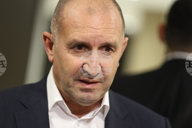 лидерът на "Прогресивна България" Румен Радев