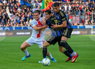 Българският защитник Росен Божинов остана на пейката при поредното поражение на Пиза в първенството на Италия