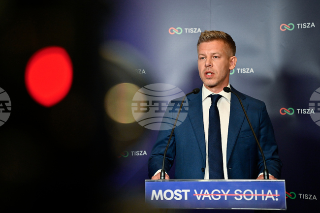 Лидерът на опозиционната унгарска партия ТИСА Петер Мадяр.