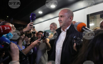 лидерът на "Прогресивна България" Румен Радев