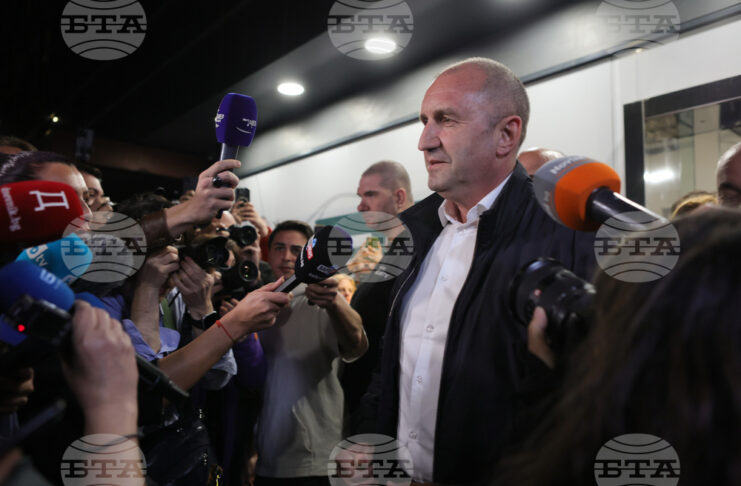 лидерът на "Прогресивна България" Румен Радев