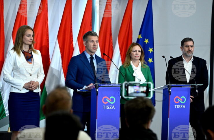 Лидерът на унгарската партия Петер Мадяр, частично разкривайки състава на кабинета си. 20 април 2026 г.