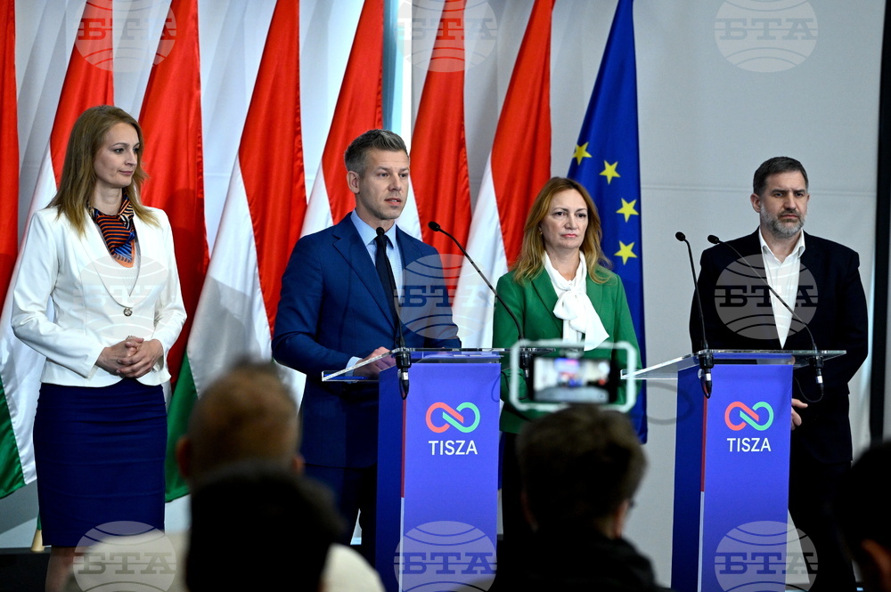 Лидерът на унгарската партия Петер Мадяр, частично разкривайки състава на кабинета си. 20 април 2026 г.