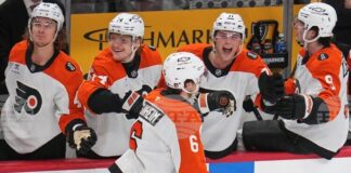 Филаделфия поведе срещу Питсбърг в "Битката за Пенсилвания", Минесота спечели убедително първия мач срещу Далас от плейофите в НХЛ