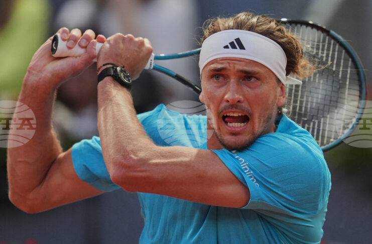 ОБНОВЕНА Двукратният шампион Александър Зверев продължава напред в турнира от сериите "Мастърс" в Мадрид