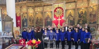 Първият български хор „Янко Мустаков“ изнесе празничен великденски концерт в храм „Света Троица“ в Свищов