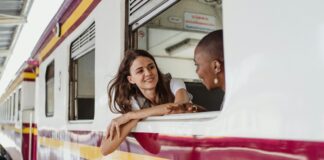 влак, пътуване