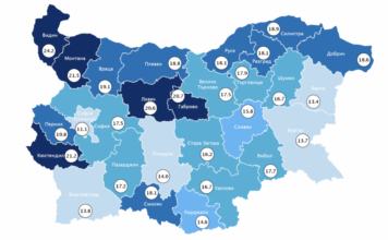 Коефициент на смъртност по области