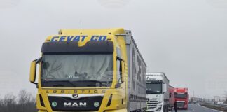 Трафикът е интензивен на ГКПП „Капитан Андреево“ на изход за товарни автомобили