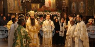 Василиева света литургия отслужи Браницкият епископ Йоан в митрополитския катедрален храм „Св. великомъченица Неделя“