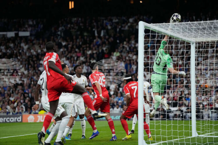 Вратарят на Реал Мадрид Андрий Лунин: „Поне един от головете на Байерн можеше да бъде избегнат“