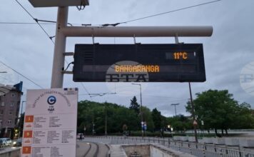 На електронни табла на градския транспорт в София се изписва името на песента, с която Дара спечели „Евровизия“