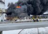 Украинските сили обявиха, че са нанесли удар по руско петролно депо в Брянска област