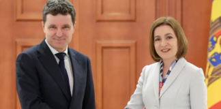 Молдовската президентка Мая Санду и румънският президент Никушор Дан?