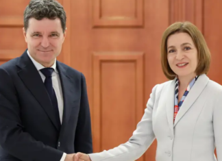 Молдовската президентка Мая Санду и румънският президент Никушор Дан?