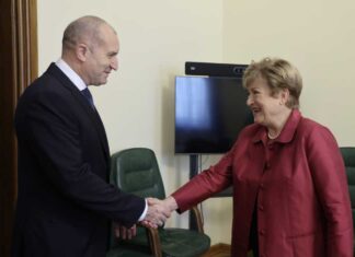 Румен Радев на среща в Министерския съвет с управляващия директор на Международния валутен фонд (МВФ) Кристалина Георгиева