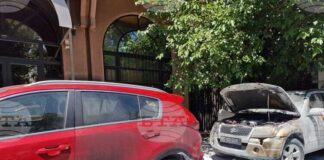 Арестуван е 44-годишен мъж от Скопие, заподозрян за палежа на двата дипломатически автомобила на българското посолство