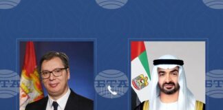 УАМ: Президентът на ОАЕ разговоря по телефона със сръбския си колега