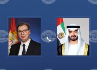 УАМ: Президентът на ОАЕ разговоря по телефона със сръбския си колега