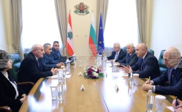 Възстановяването на мира в региона на Близкия изток ще укрепи стабилността на Европа, каза Румен Радев на среща с министъра на отбраната на Ливан