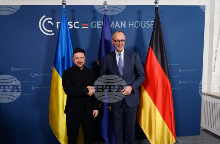 Германският канцлер и украинският президент са провели разговор преди срещата на високо равнище на НАТО