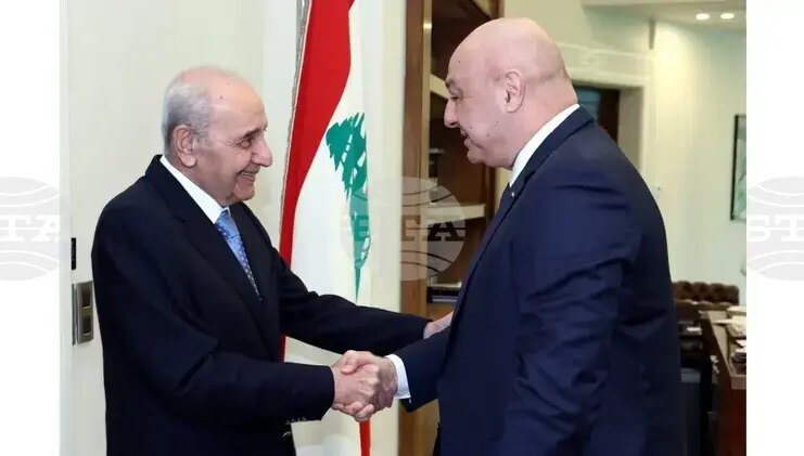 ННА: Президентът на Ливан и председателя на парламента обсъдиха разговорите с Вашингтон и ситуацията в Южен Ливан