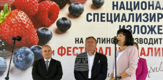 Външнотърговското салдо при малините е положително, заяви министърът на земеделието Пламен Абровскии при откриването на "Фестивала на малината" в Самоков