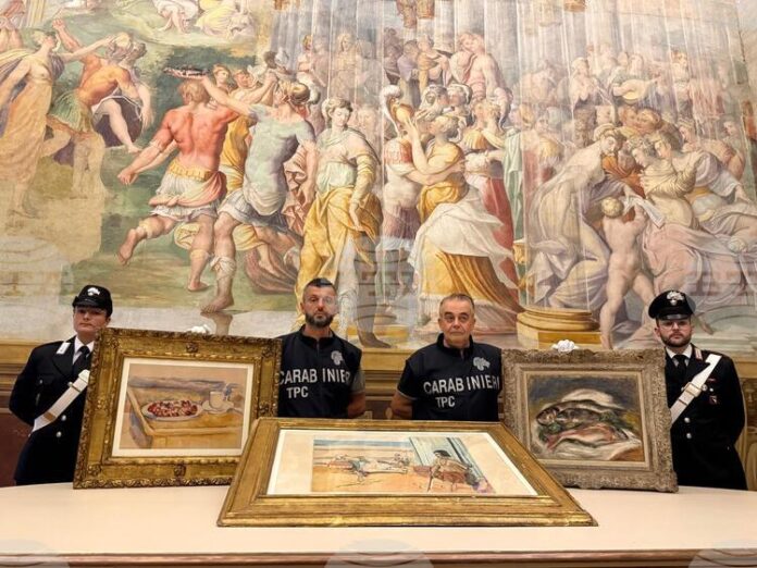 Италианската полиция откри картини на Реноар, Сезан и Матис, откраднати Италианската полиция откри картини на Реноар, Сезан и Матис, откраднати от музей през март