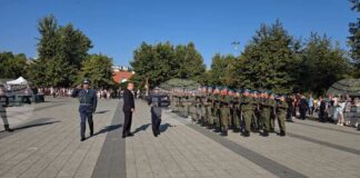 ОБНОВЕНА Премиерът Румен Радев прие строя на курсантите и сержантите от Висшето военновъздушно училище „Георги Бенковски“ в Плевен