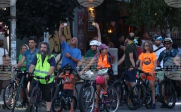 Приключи протестното велошествие под надслов „Искам да карам колело в София“