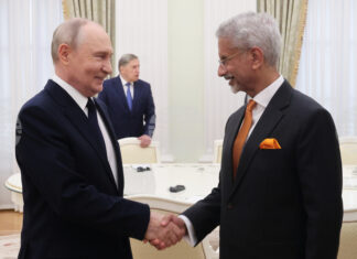 Путин се срещна в Кремъл с индийския външен министър Джайшанкар