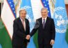 УзА: Президентът на Узбекистан обсъди сътрудничеството с генералния секретар на ООН