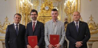 Министър-председателят Румен Радев и президента на Франция Еманюел Макрон