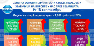 Повечето зеленчуци поскъпват на борсите у нас тази седмица, сочат данните на ДКСБТ