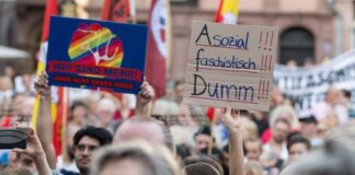 Протестиращ беше прострелян в лицето с предполагаемо пневматично оръжие по време на демонстрация в германската провинция Саксония-Анхалт