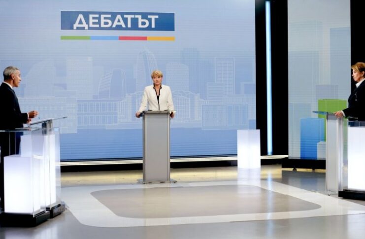 Дебатът между Илияна Йотова и Андрей Гюров