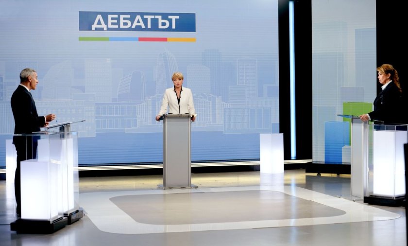 Дебатът между Илияна Йотова и Андрей Гюров